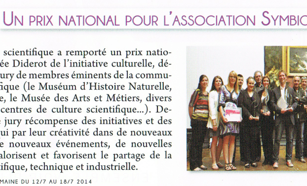 Télé NC – Un prix national pour l&rsquo;association Symbiose